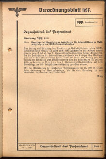 Verordnungsblatt des Reichsstudentenführers 19410115 Seite: 91