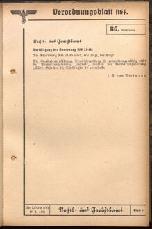 Verordnungsblatt des Reichsstudentenführers 19410115 Seite: 93