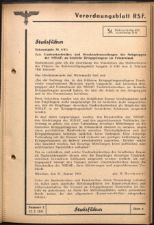 Verordnungsblatt des Reichsstudentenführers 19410215 Seite: 11