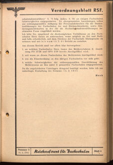 Verordnungsblatt des Reichsstudentenführers 19410215 Seite: 21