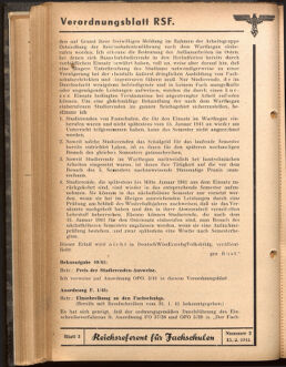 Verordnungsblatt des Reichsstudentenführers 19410215 Seite: 22