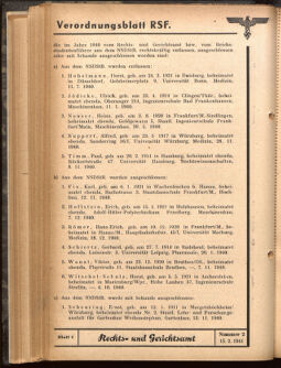 Verordnungsblatt des Reichsstudentenführers 19410215 Seite: 30