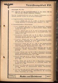 Verordnungsblatt des Reichsstudentenführers 19410215 Seite: 31