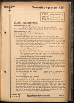 Verordnungsblatt des Reichsstudentenführers 19410215 Seite: 37