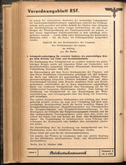 Verordnungsblatt des Reichsstudentenführers 19410215 Seite: 38