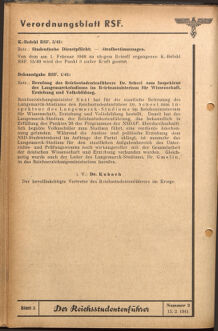 Verordnungsblatt des Reichsstudentenführers 19410215 Seite: 4