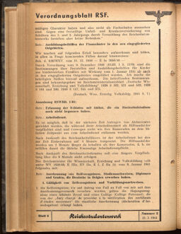 Verordnungsblatt des Reichsstudentenführers 19410215 Seite: 44