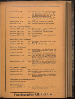 Verordnungsblatt des Reichsstudentenführers 19410215 Seite: 61