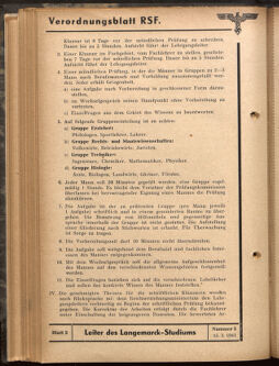 Verordnungsblatt des Reichsstudentenführers 19410315 Seite: 30