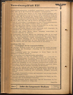 Verordnungsblatt des Reichsstudentenführers 19410315 Seite: 32