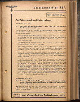 Verordnungsblatt des Reichsstudentenführers 19410315 Seite: 37