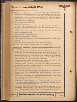 Verordnungsblatt des Reichsstudentenführers 19410315 Seite: 42