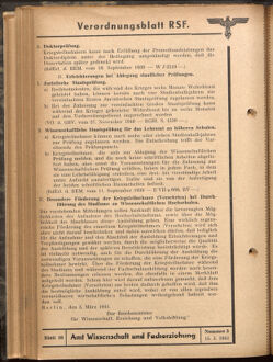 Verordnungsblatt des Reichsstudentenführers 19410315 Seite: 46