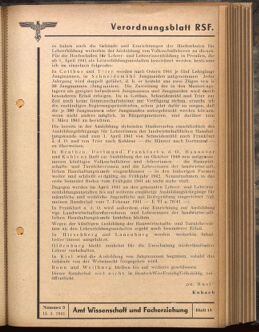 Verordnungsblatt des Reichsstudentenführers 19410315 Seite: 49