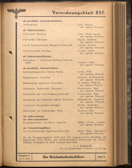 Verordnungsblatt des Reichsstudentenführers 19410315 Seite: 5