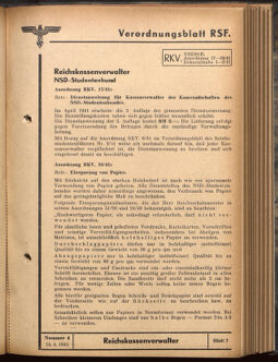 Verordnungsblatt des Reichsstudentenführers 19410415 Seite: 11