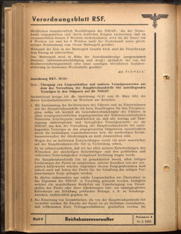 Verordnungsblatt des Reichsstudentenführers 19410415 Seite: 16