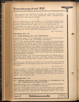 Verordnungsblatt des Reichsstudentenführers 19410415 Seite: 18