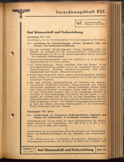 Verordnungsblatt des Reichsstudentenführers 19410415 Seite: 37