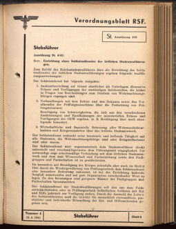 Verordnungsblatt des Reichsstudentenführers 19410415 Seite: 9