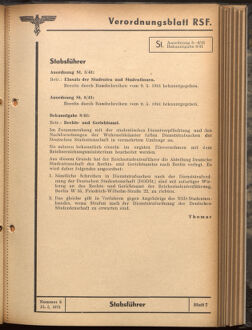 Verordnungsblatt des Reichsstudentenführers 19410515 Seite: 11