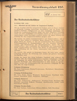 Verordnungsblatt des Reichsstudentenführers 19410515 Seite: 7