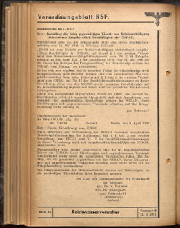 Verordnungsblatt des Reichsstudentenführers 19410615 Seite: 14