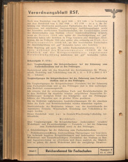 Verordnungsblatt des Reichsstudentenführers 19410615 Seite: 20