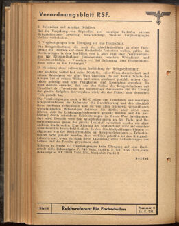 Verordnungsblatt des Reichsstudentenführers 19410615 Seite: 22