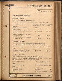 Verordnungsblatt des Reichsstudentenführers 19410615 Seite: 27