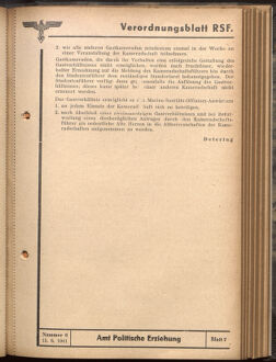 Verordnungsblatt des Reichsstudentenführers 19410615 Seite: 29