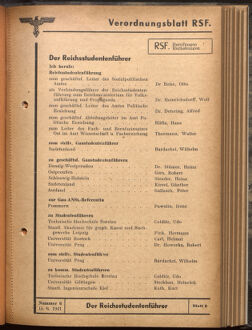 Verordnungsblatt des Reichsstudentenführers 19410615 Seite: 3