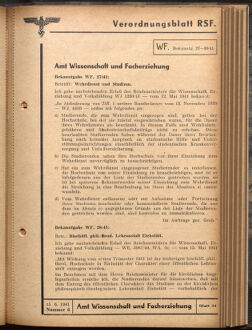 Verordnungsblatt des Reichsstudentenführers 19410615 Seite: 31