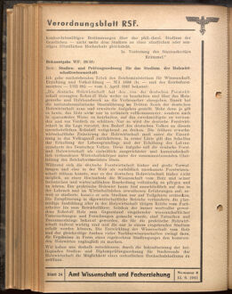 Verordnungsblatt des Reichsstudentenführers 19410615 Seite: 32