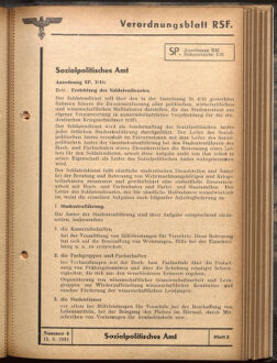 Verordnungsblatt des Reichsstudentenführers 19410615 Seite: 39