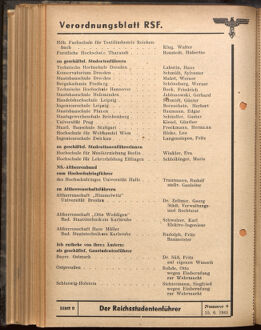 Verordnungsblatt des Reichsstudentenführers 19410615 Seite: 4