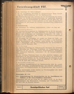 Verordnungsblatt des Reichsstudentenführers 19410615 Seite: 40