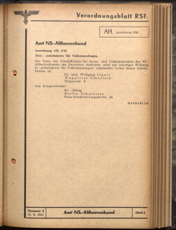 Verordnungsblatt des Reichsstudentenführers 19410615 Seite: 51