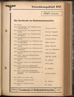 Verordnungsblatt des Reichsstudentenführers 19410615 Seite: 53