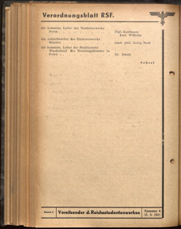 Verordnungsblatt des Reichsstudentenführers 19410615 Seite: 54