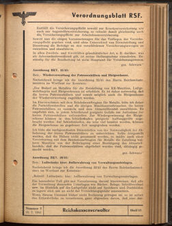 Verordnungsblatt des Reichsstudentenführers 19410715 Seite: 11