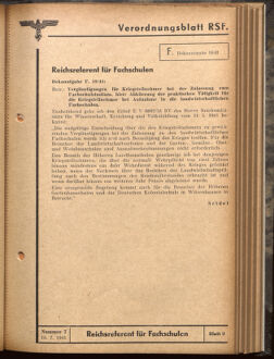 Verordnungsblatt des Reichsstudentenführers 19410715 Seite: 15