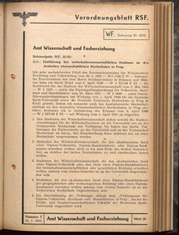 Verordnungsblatt des Reichsstudentenführers 19410715 Seite: 21