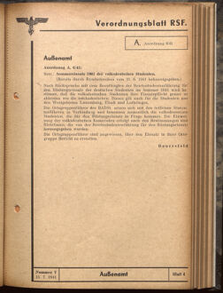 Verordnungsblatt des Reichsstudentenführers 19410715 Seite: 27