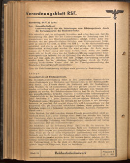 Verordnungsblatt des Reichsstudentenführers 19410715 Seite: 34