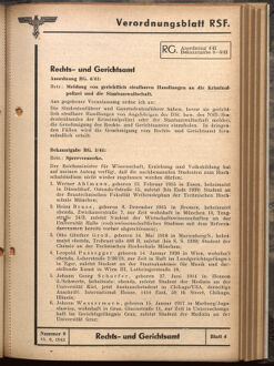 Verordnungsblatt des Reichsstudentenführers 19410815 Seite: 11