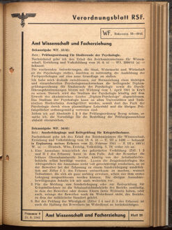 Verordnungsblatt des Reichsstudentenführers 19410815 Seite: 17