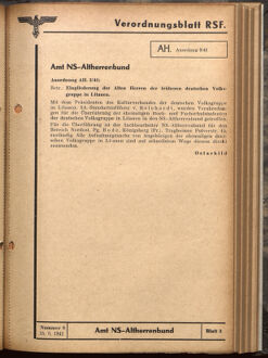 Verordnungsblatt des Reichsstudentenführers 19410815 Seite: 25