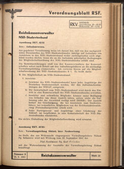 Verordnungsblatt des Reichsstudentenführers 19410915 Seite: 11