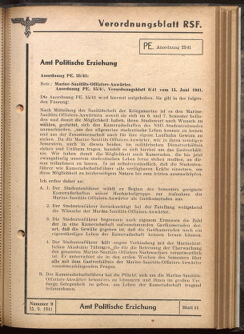 Verordnungsblatt des Reichsstudentenführers 19410915 Seite: 21